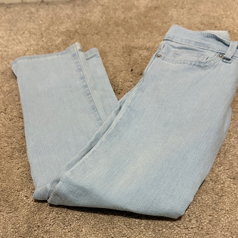 Place girls Straight Leg Jeans in Light Blue